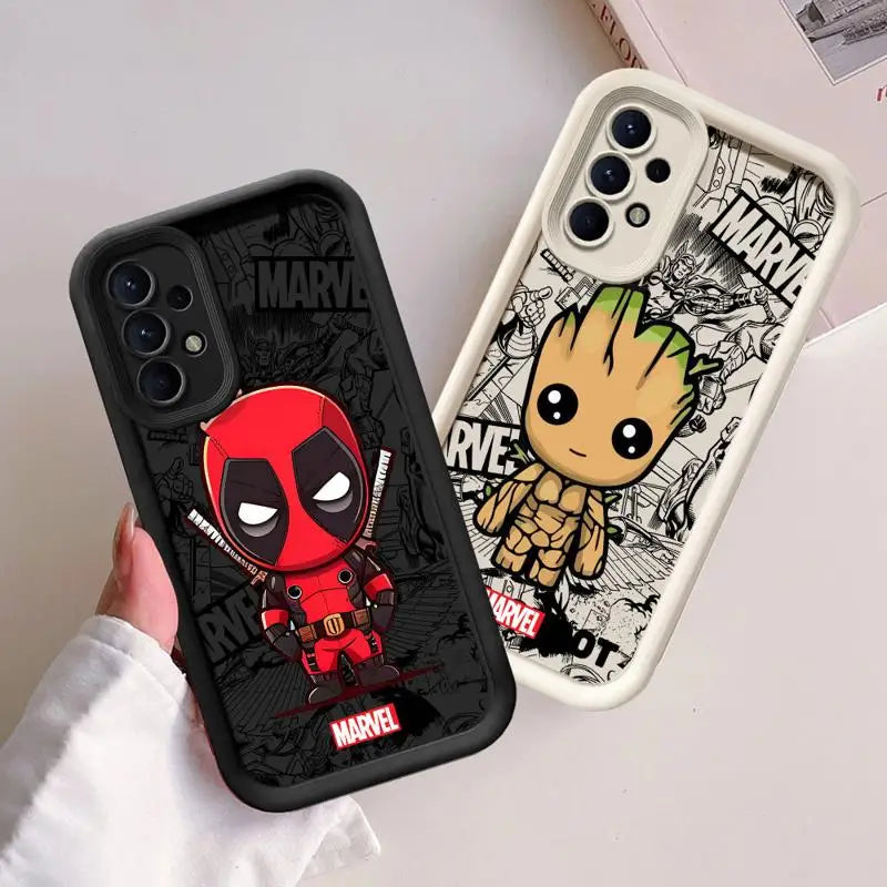 Odyssey Shoppe™Marvel's Deadpool & Groot Samsung Galaxy High Quality Phone case