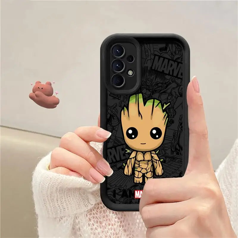 Odyssey Shoppe™Marvel's Deadpool & Groot Samsung Galaxy High Quality Phone case