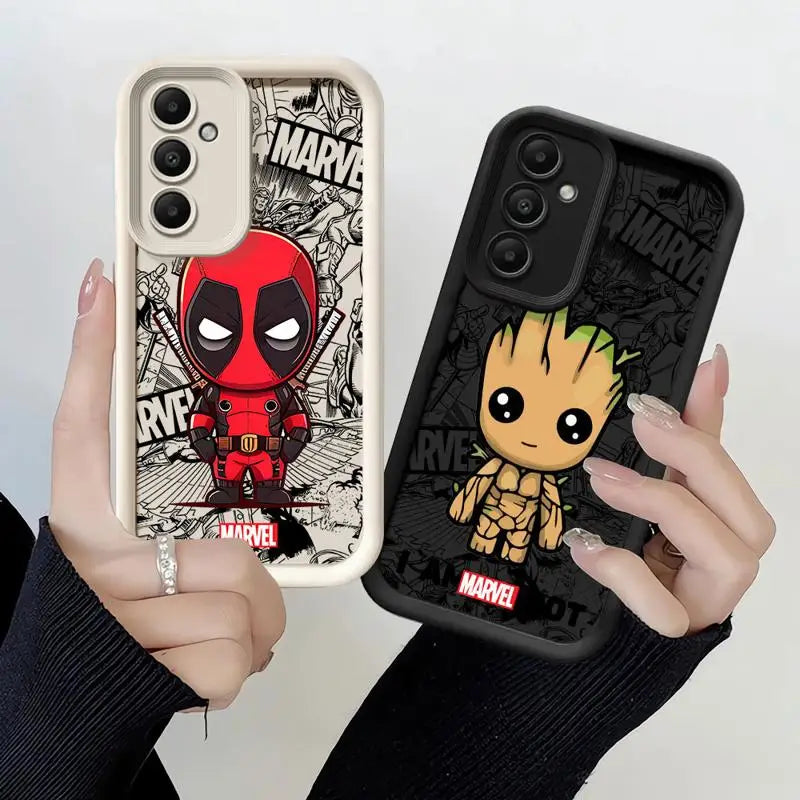 Odyssey Shoppe™Marvel's Deadpool & Groot Samsung Galaxy High Quality Phone case