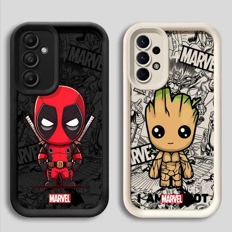 Odyssey Shoppe™Marvel's Deadpool & Groot Samsung Galaxy High Quality Phone case