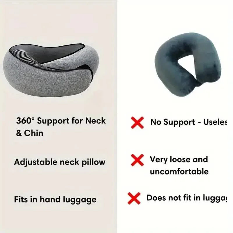 Odyssey Shoppe™ Ultra Comfort Travel Memory Foam Neck Pillow